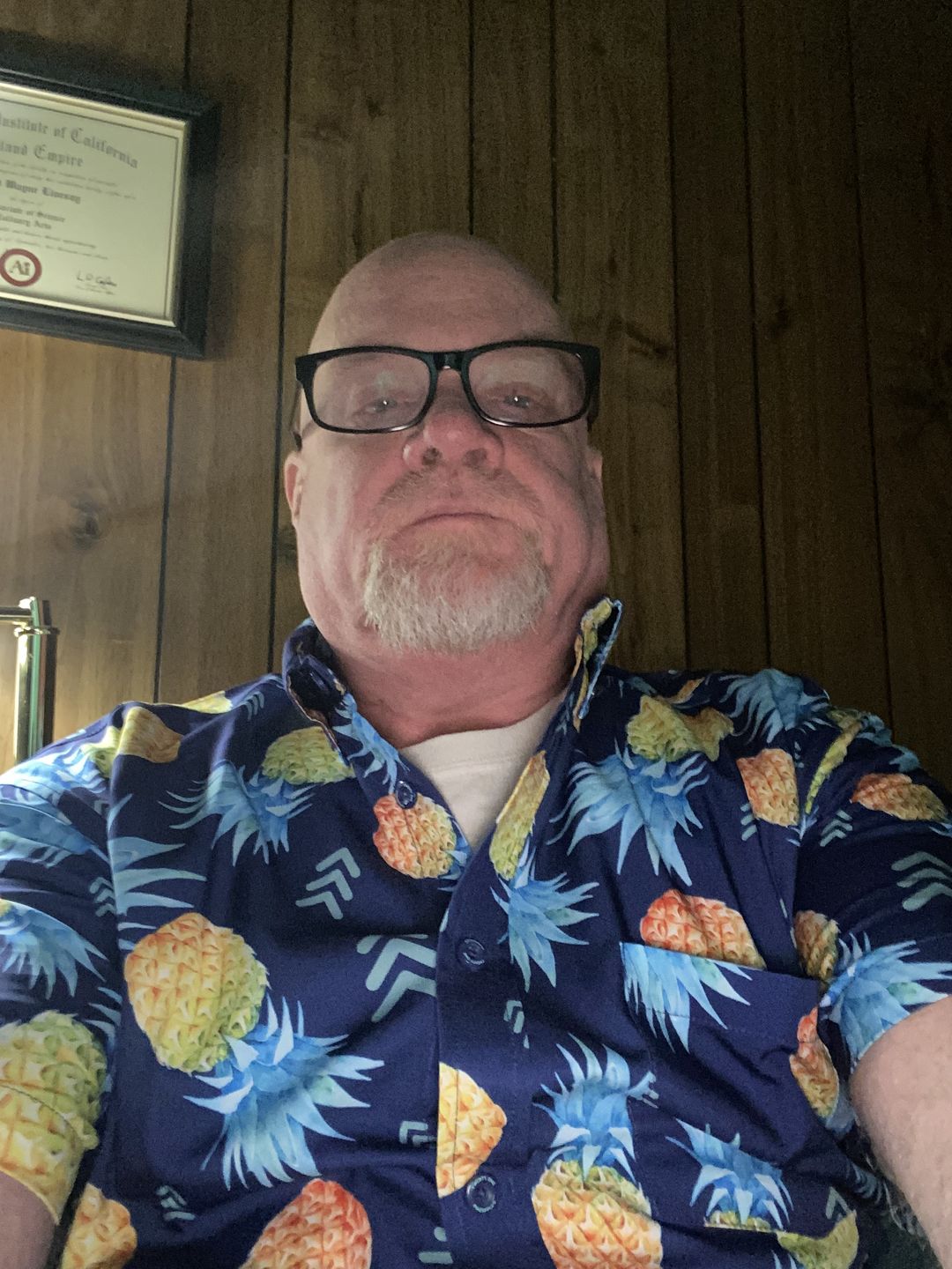 Customer photo review of 21 Pineapples Signature Button Up Shirt
