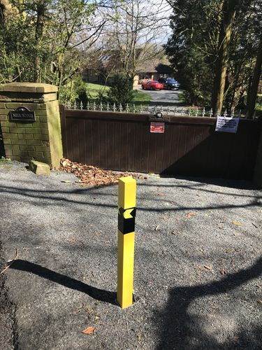 Customer photo review of 100-P Removable Post
