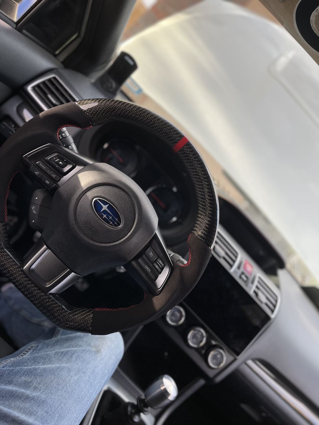 Customer photo review of 2015-21 Carbon D-Shape Steering Wheel
