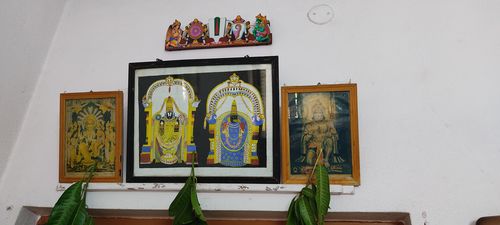 Customer photo review of Thenkalai Thiruman Wall Hanging