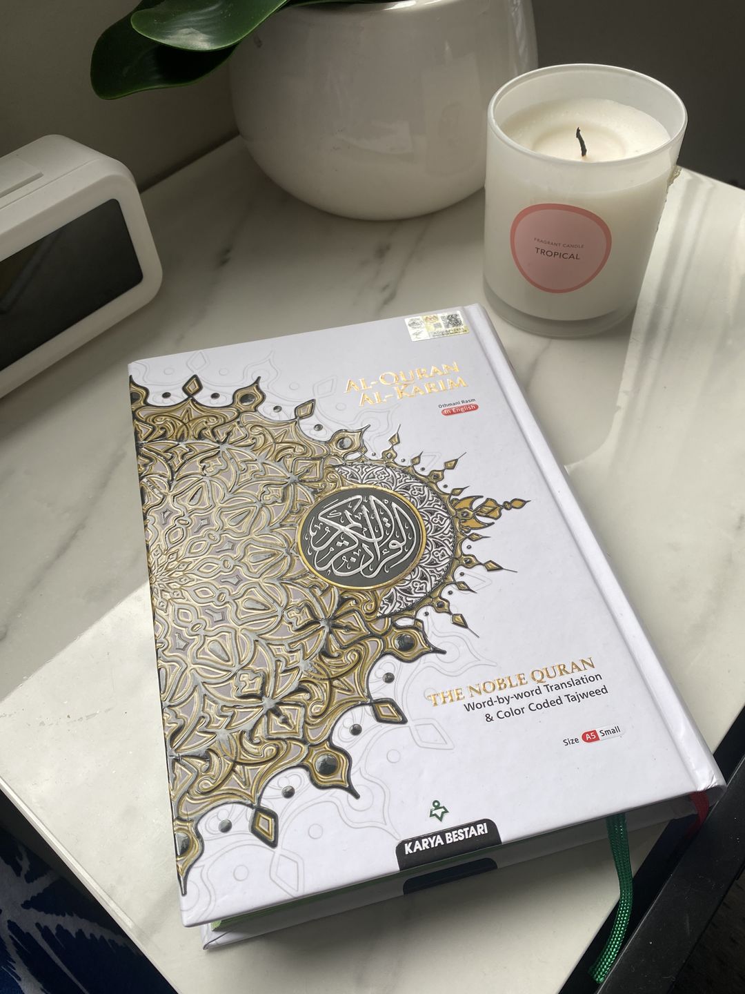 Customer photo review of Al-Quran Al-Karim (Maqdis) Word by Word Translation A5