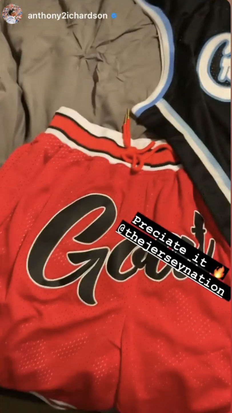Customer photo review of The GOAT Basketball Shorts