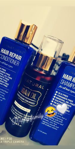 Customer photo review of Hair Volume Shampoo