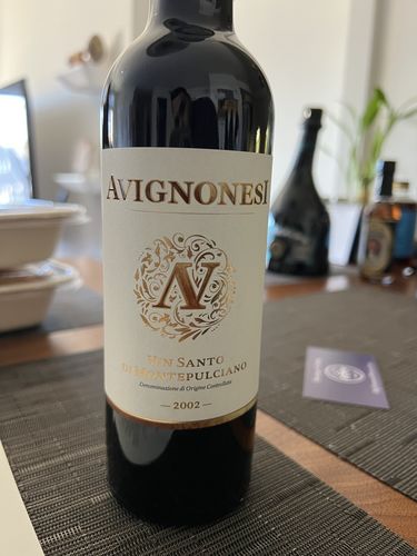 Customer photo review of 2002 Avignonesi Vin Santo di Montepulciano 375ml