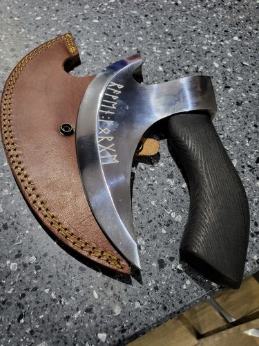 Customer photo review of The Original Pizza Axe - Black Edition