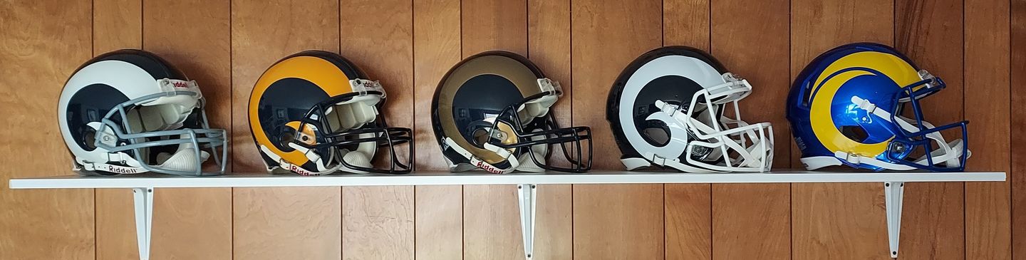 Customer photo review of LA Rams Riddell Speed Authentic Football Helmet