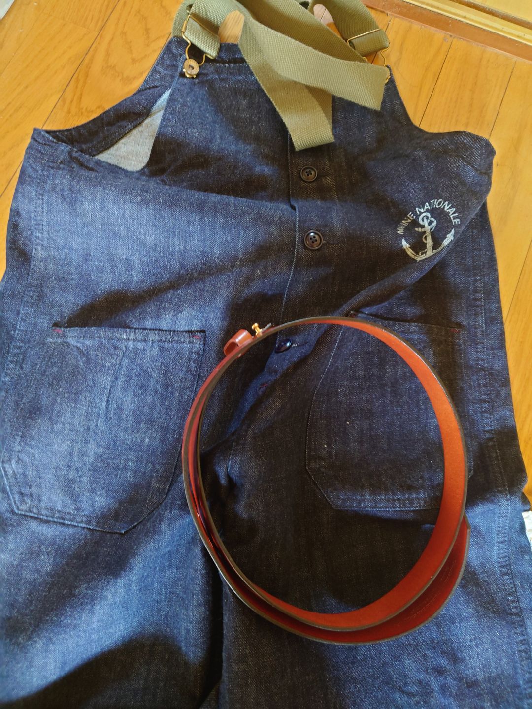 Customer photo review of アメリカンレトロ海軍デッキオーバーオール　デニム