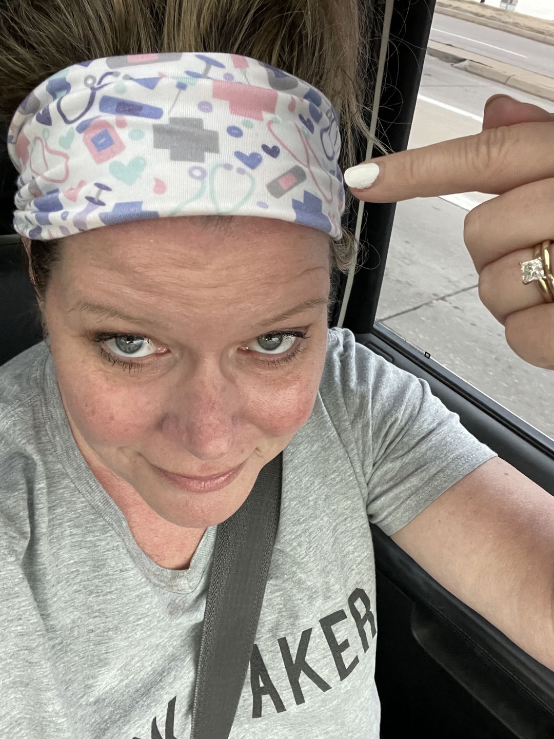 Customer photo review of NIGHTINGALE - 4'' Headband