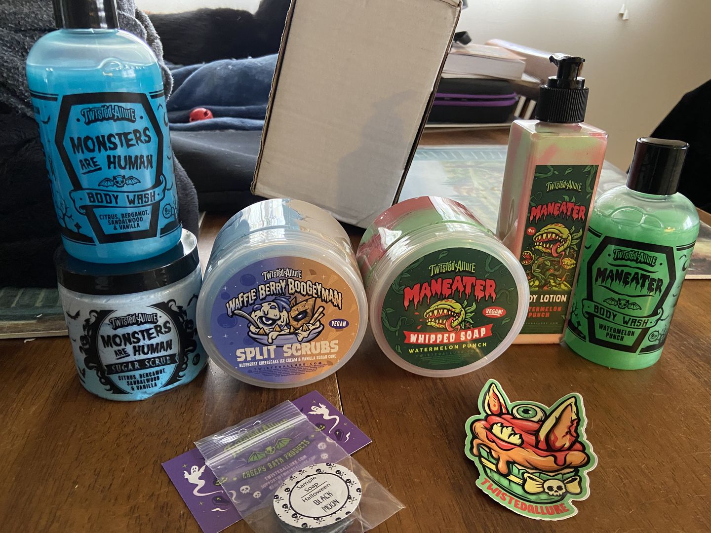 Customer photo review of Waffle Berry Boogeyman Split Scrub