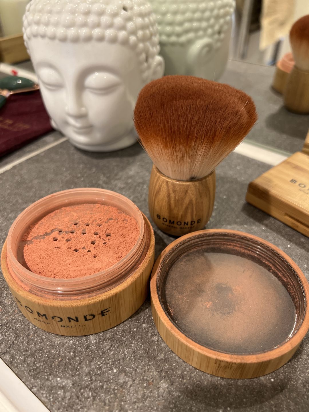 Customer photo review of Vegan Mineral Blusher - 100% Natural makeup