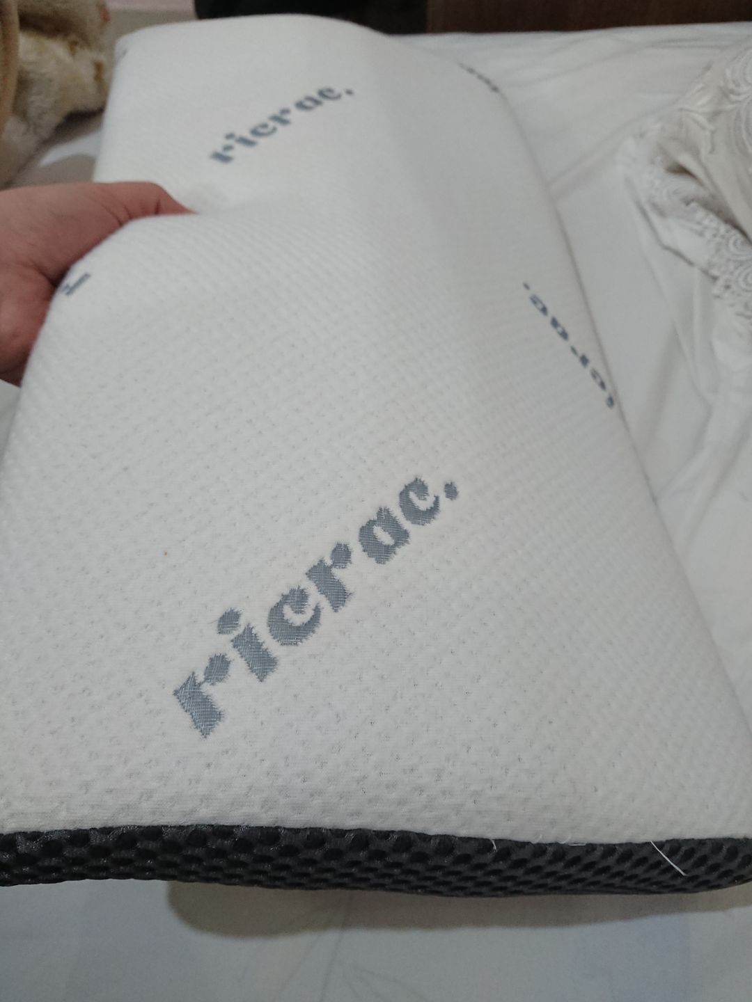 Customer photo review of Lumbar Support Lower Back Pain Pillow - Rockway