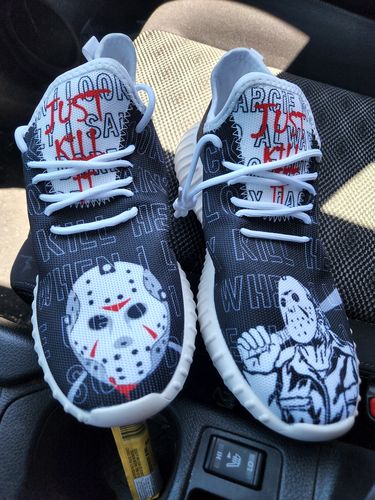 Customer photo review of Friday the 13th Walking Shoes