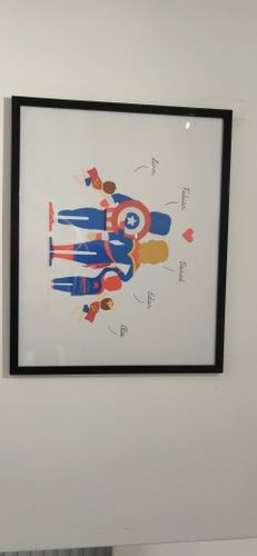 Customer photo review of Custom Canvas Print - Square