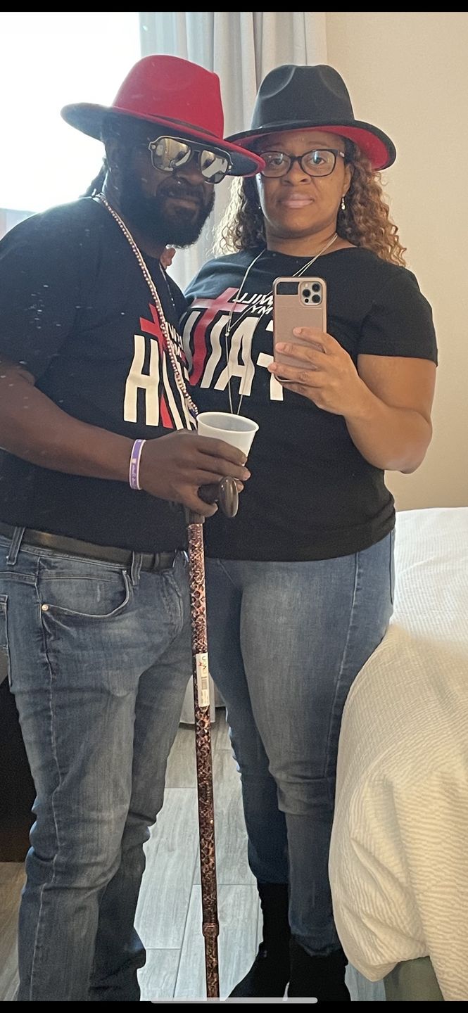 Customer photo review of His Will My Faith T-Shirt - Women's - Black