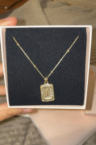 Customer photo review of Buchstabenplatte