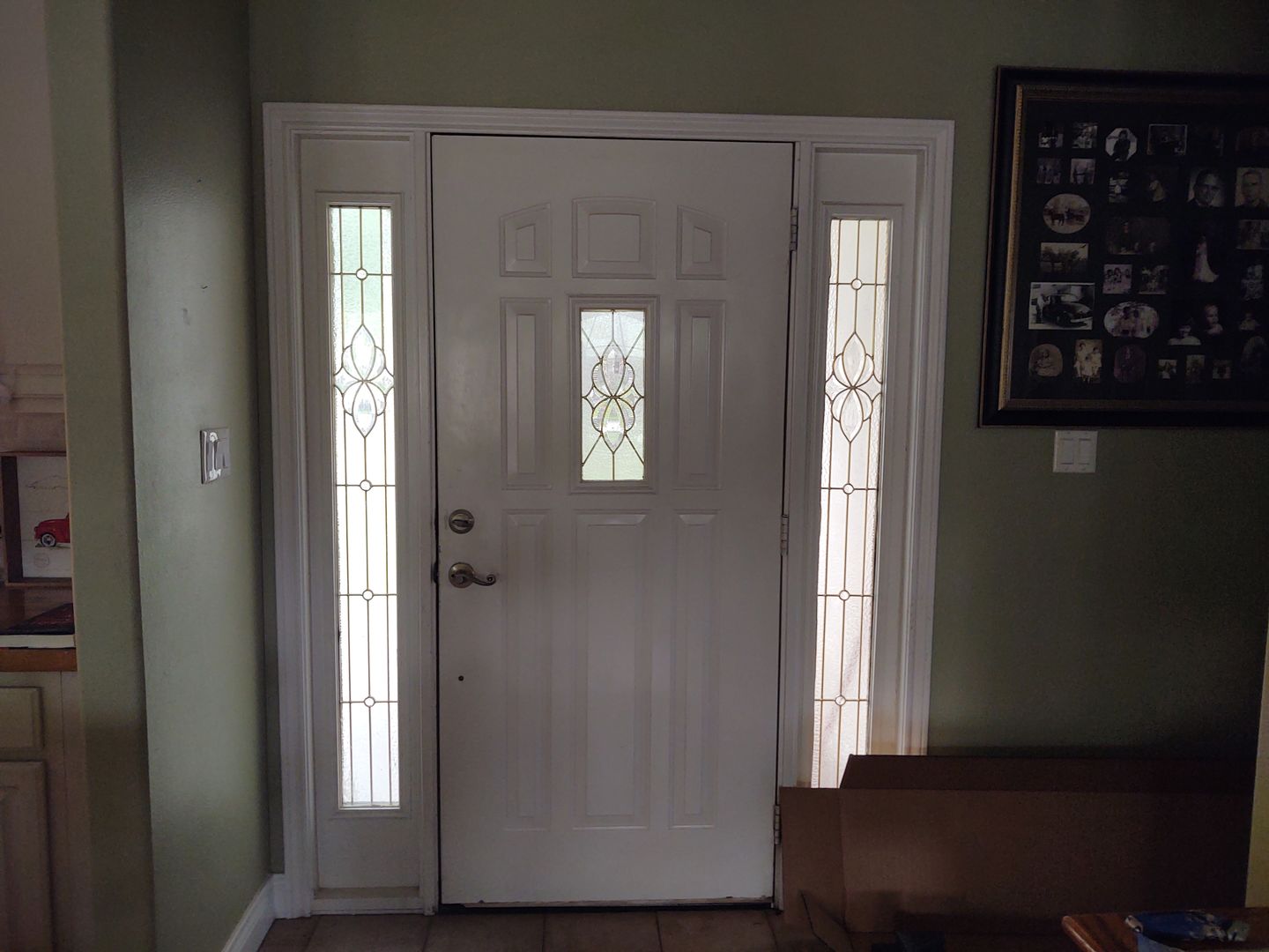 Customer photo review of Grills Between Glass 5 Lite Glass and Frame Kit (Full Sidelite 7" x 64" Glass Size)