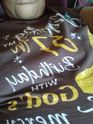 Customer photo review of Stepping Into My 57 Birthday Like A Boss