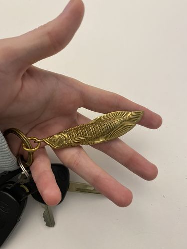 Customer photo review of Brass Arowana Box Opener