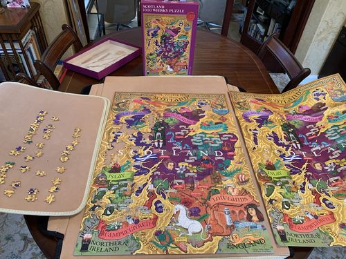 Customer photo review of Whisky Puzzle - Scotland