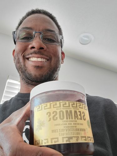 Customer photo review of The Wellness Trio Sea Moss Gel Combo