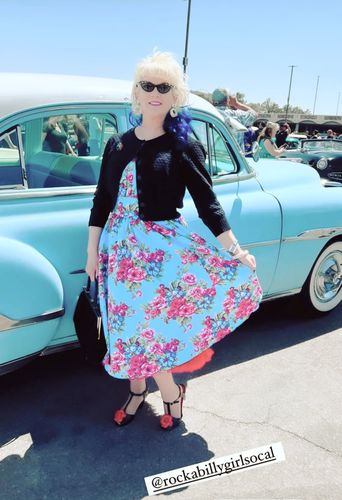 Customer photo review of FINAL SALE - Pet Sematary Bad Girl 3/4 Sleeve Top  - Vixen by Micheline Pitt