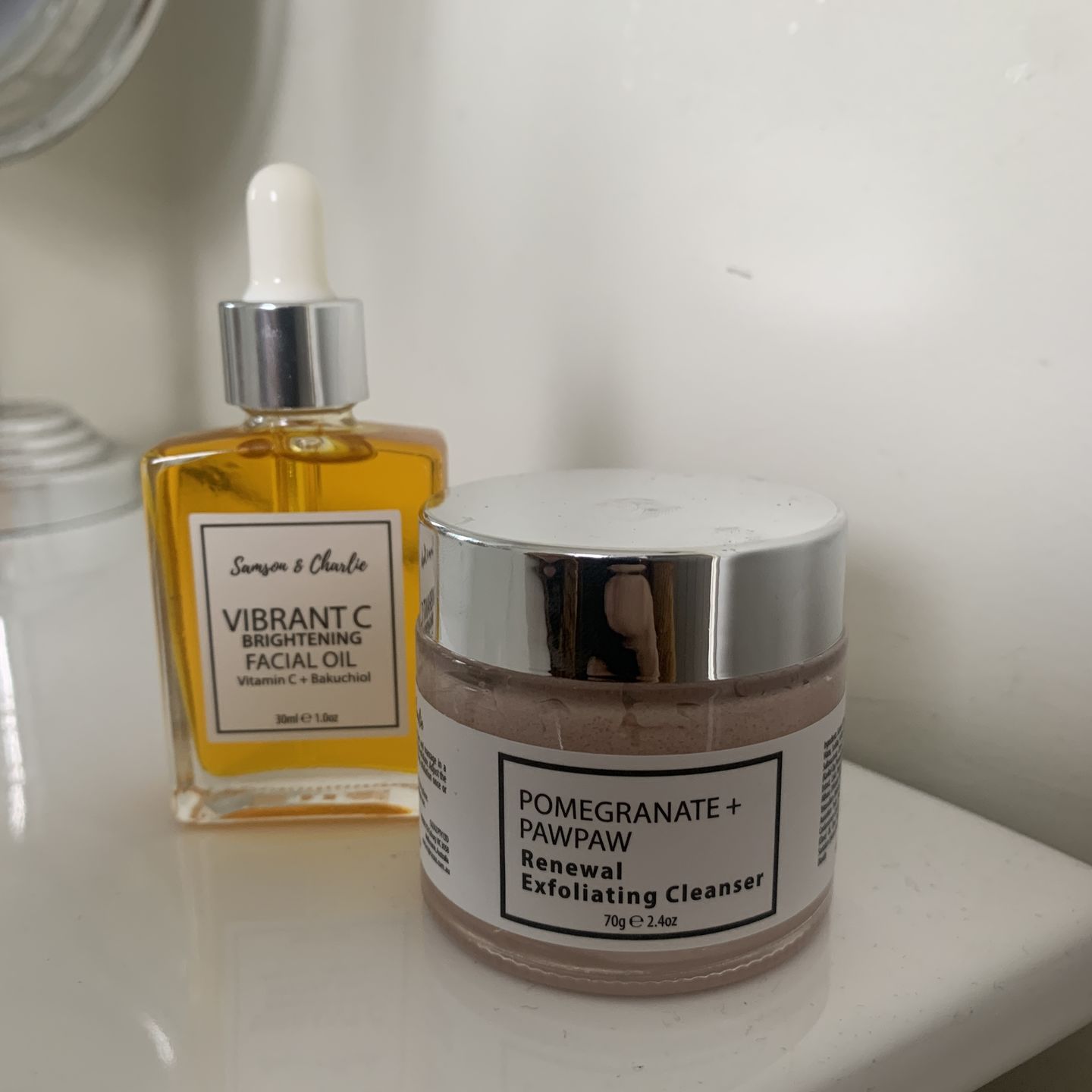 Customer photo review of Vibrant C  Vitamin C + Bakuchiol Brightening