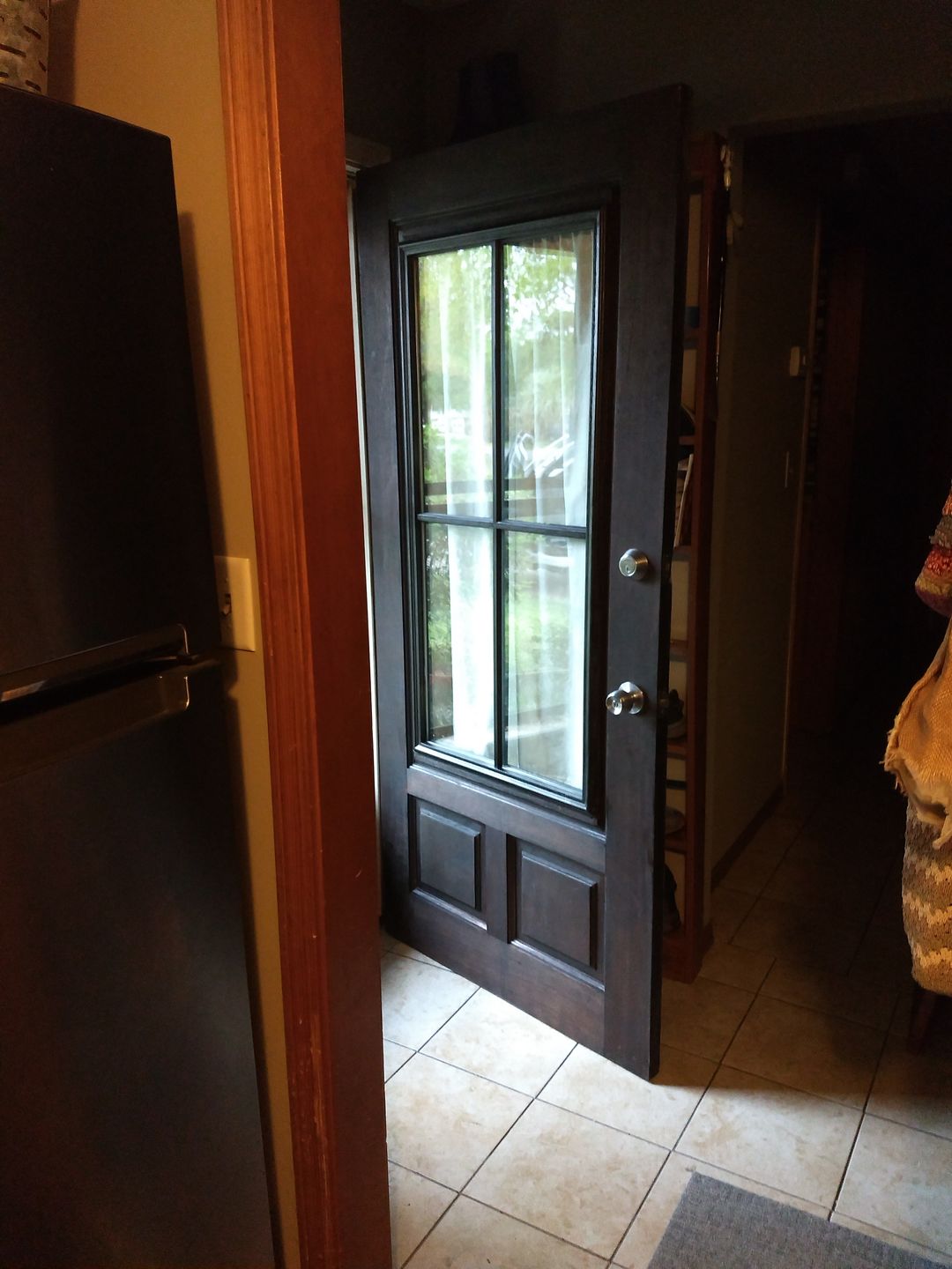 Customer photo review of Clear 4 Lite Glass and Frame Kit (3/4 Lite 22" x 48" Glass Size)