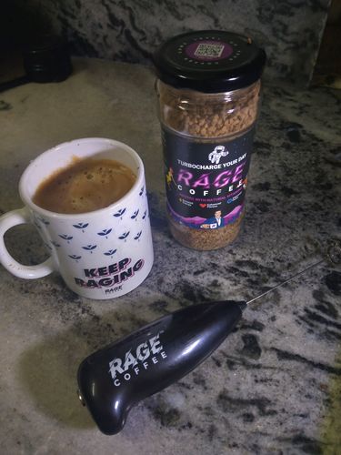 Customer photo review of Premium Coffee Frother