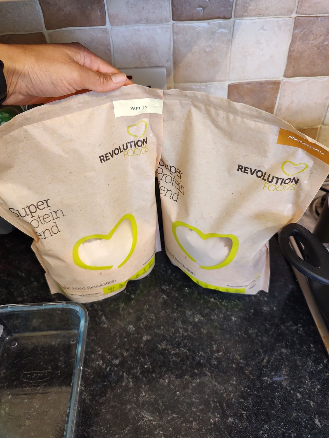 Customer photo review of Superblend Protein Powder