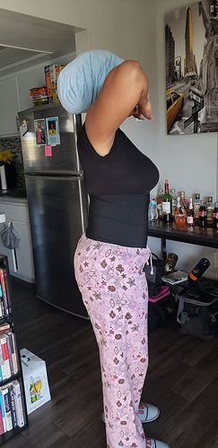 Customer photo review of Wrap Waist Trainer and Shaper