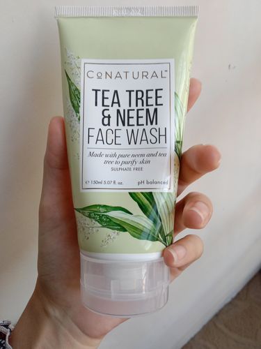 Customer photo review of Tea Tree & Neem Face Wash