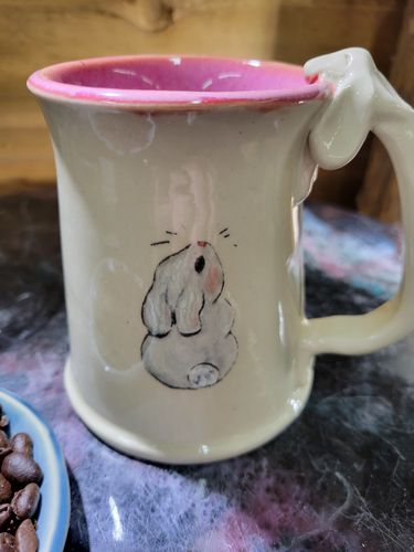 Customer photo review of Happy Easter - Mesh Stencil 8.5x11