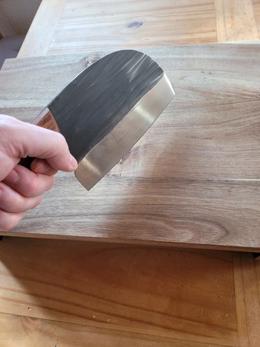 Customer photo review of Handgeschmiedetes Kochmesser - Serbian Style Ergonomic