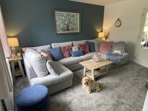 Customer photo review of London U-shape Corner Sofa - Shades Of Grey