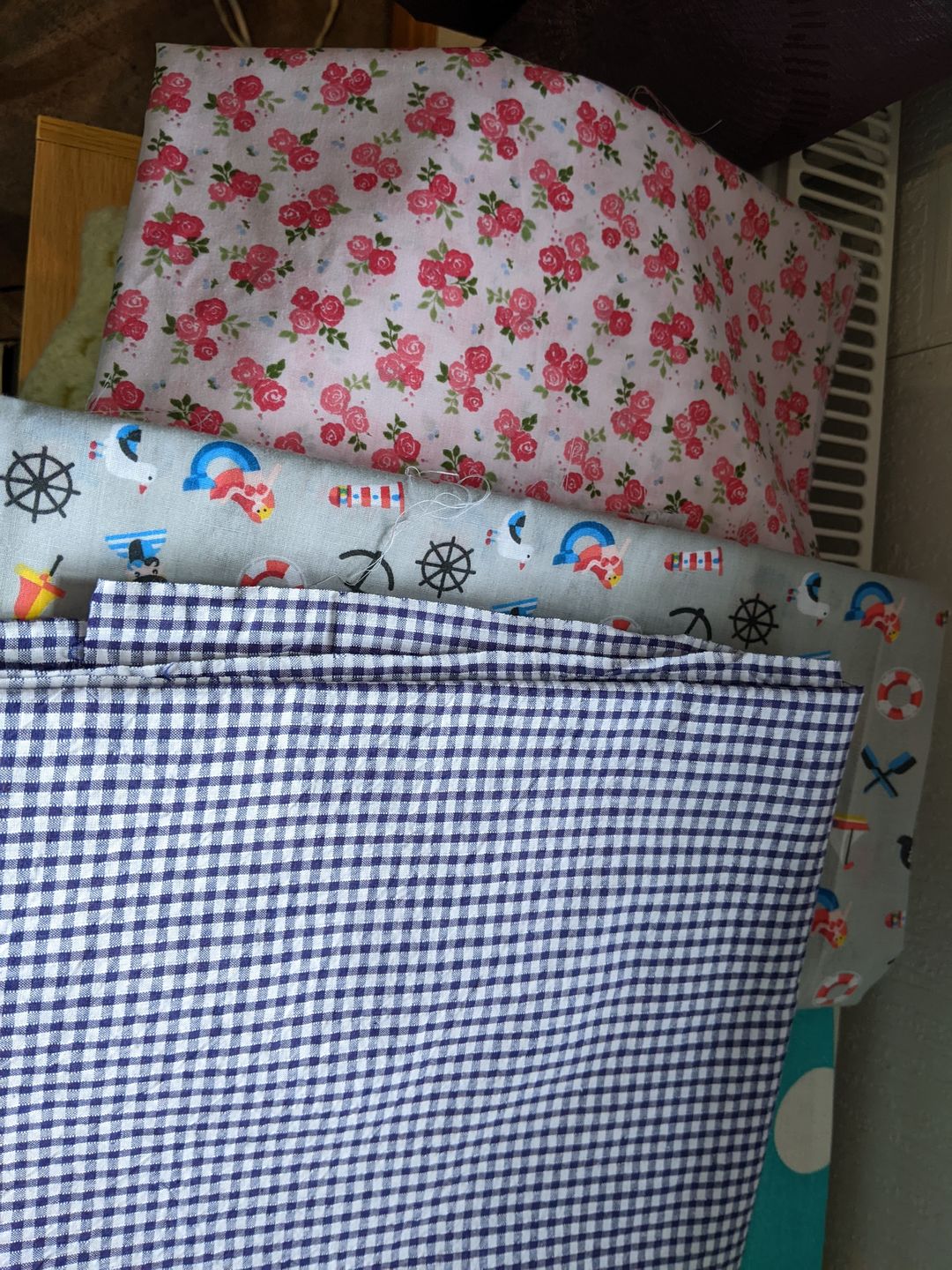 Customer photo review of Printed Polycotton Bundle 1m X 3