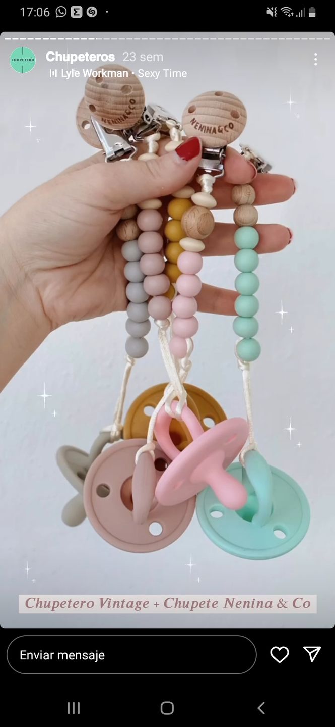 Customer photo review of Chupete Rosa Nenina & Co