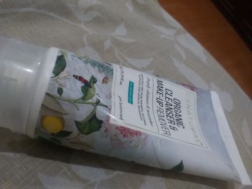 Customer photo review of Organic Cleanser & Make-up Remover