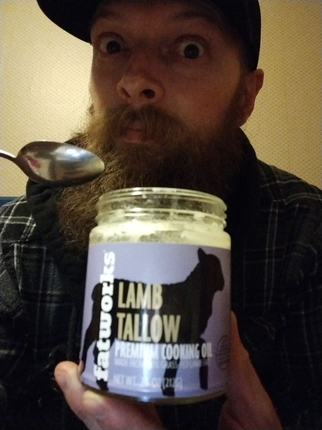 Customer photo review of Grass Fed Lamb Tallow (7.5 oz)