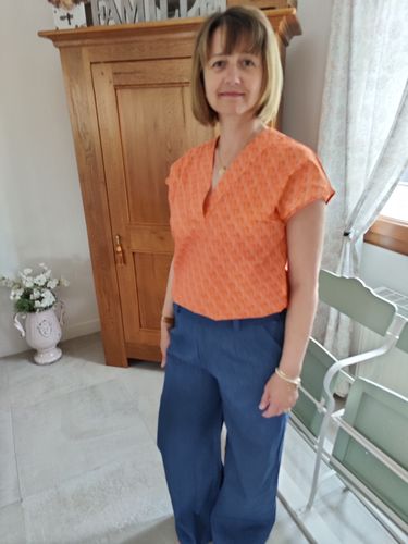Customer photo review of Pantalon Nestor jean brut