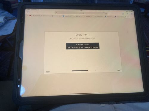 Customer photo review of ZeroDamage Glass Screen Protector for Apple iPad Pro 12.9" (3rd Gen 2018, 4th Gen 2020, and 5th Gen 2021) - Clear