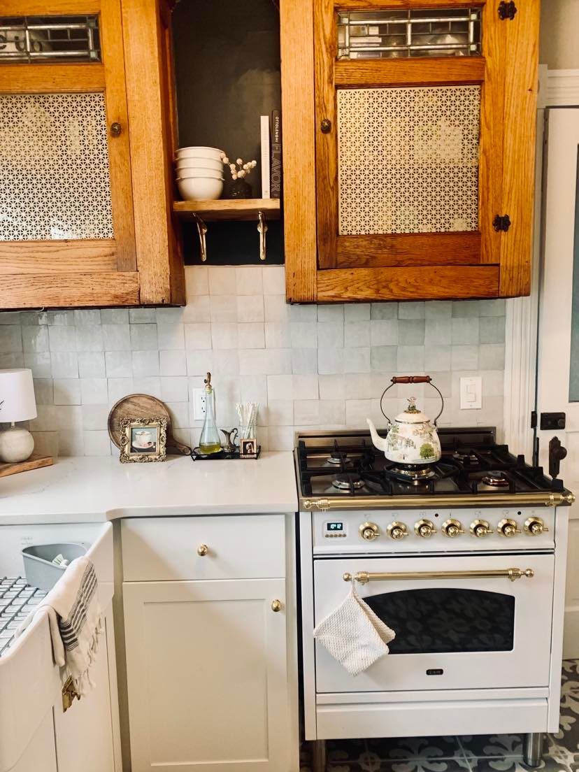 Customer photo review of Brass Ironbridge Shelf Brackets