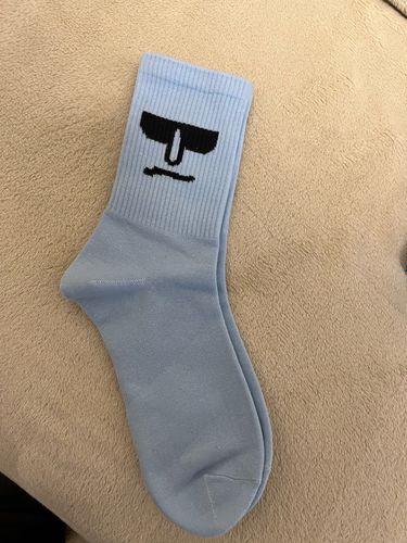 Customer photo review of 10 Pack Mood Socks by Smoods™