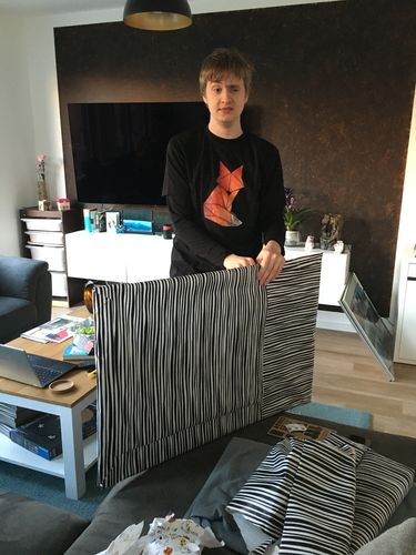 Customer photo review of Origami Fuchs - Bio Herren Shirt