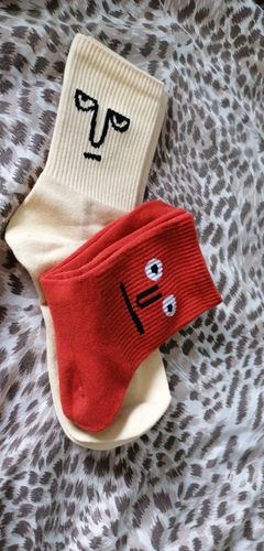 Customer photo review of 10 Pack Mood Socks by Smoods™