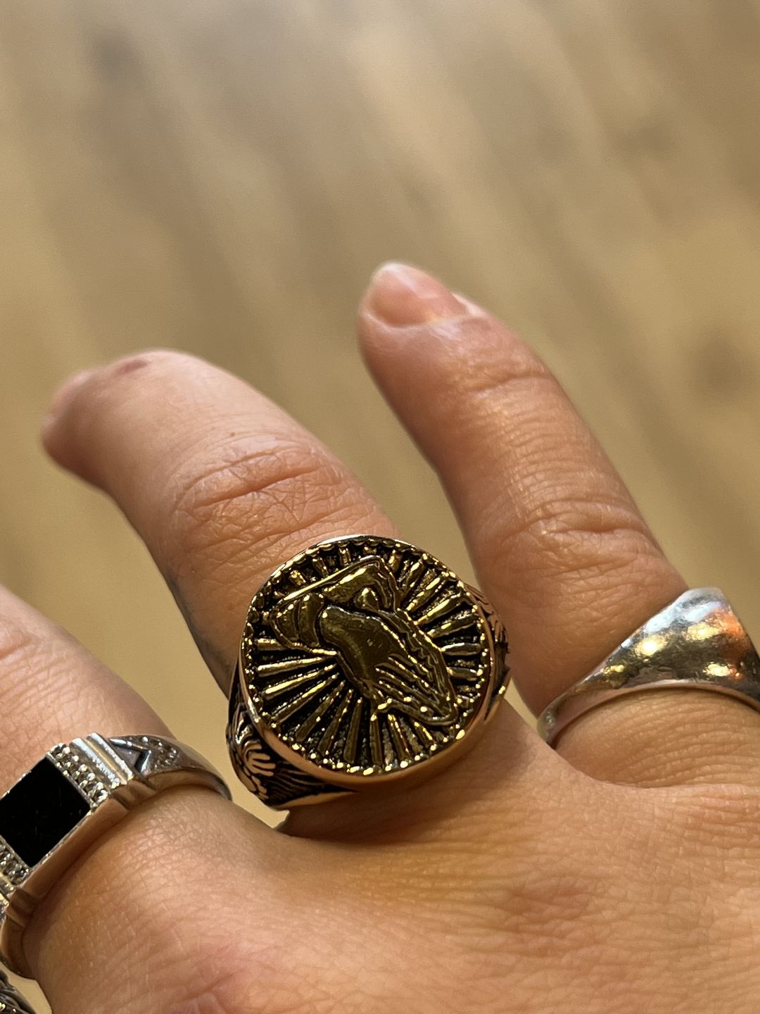 Customer photo review of SACRED GOLD.