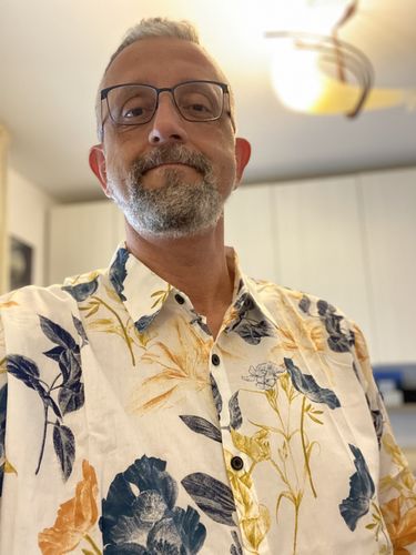 Customer photo review of Chemises à manches longues en coton imprimée floraux