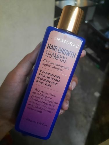 Customer photo review of Hair Growth Shampoo