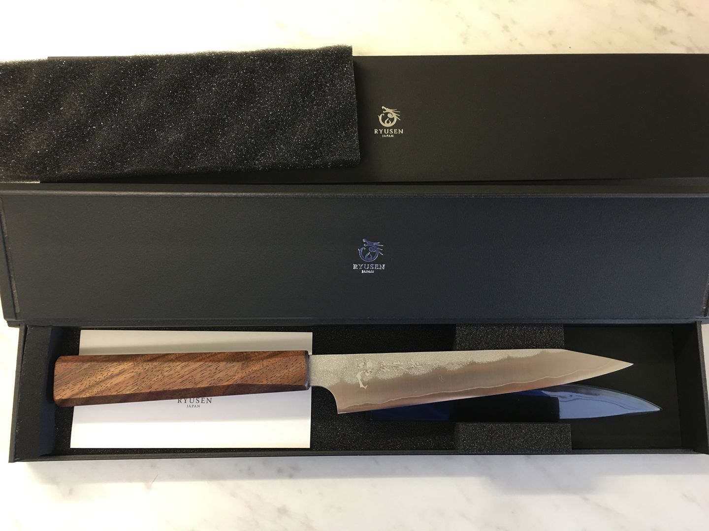 Customer photo review of Ryusen Hamono Blazen Petty 135 mm