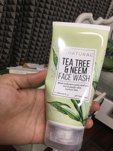 Customer photo review of Tea Tree & Neem Face Wash