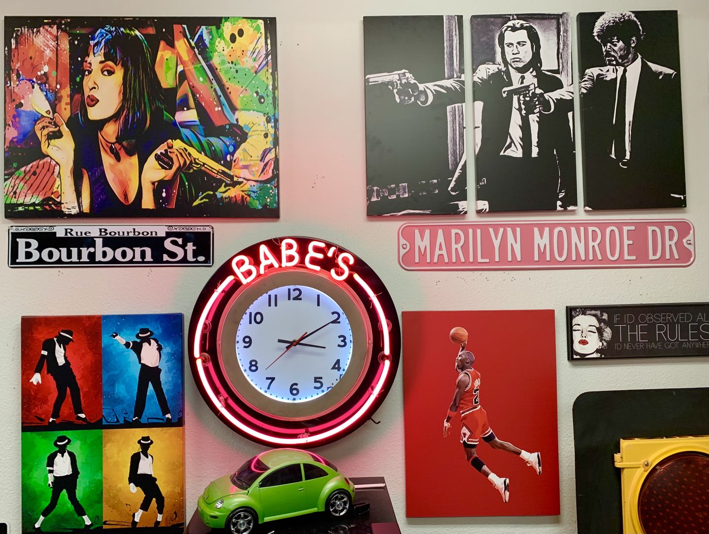 Customer photo review of Pulp Fiction Wall Art